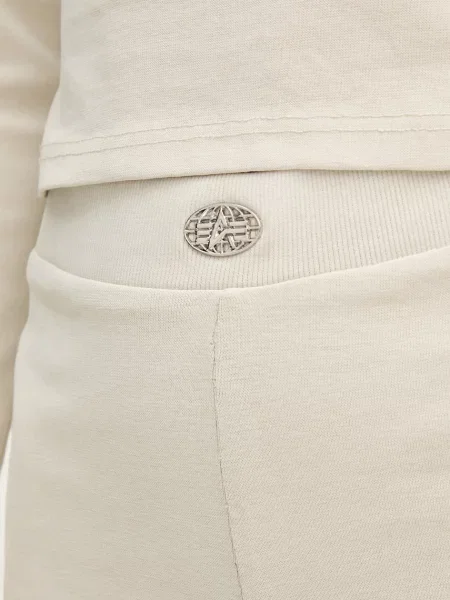 Alpha Industries leggings női elasztánnal World Flared Pant W bézs