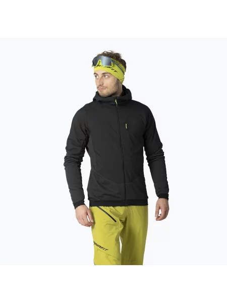 Geacă de schi de tură pentru bărbați DYNAFIT Blacklight Hybrid Therm black out negru