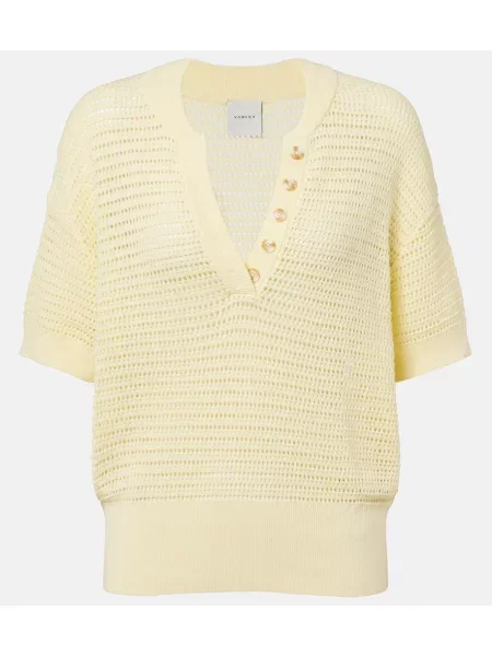 Top Varley tricotate galben