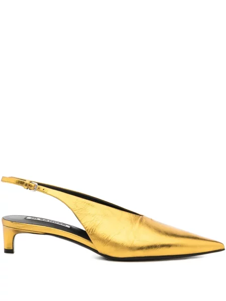 Kožené lodičky Jil Sander