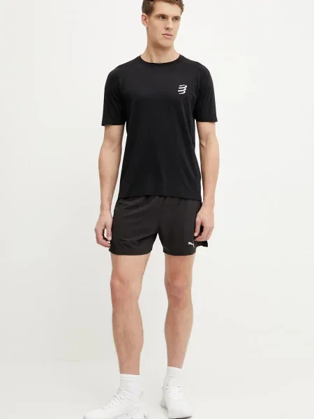 Koszulka Compressport Performance krótki rękaw czarny intensywny S biały