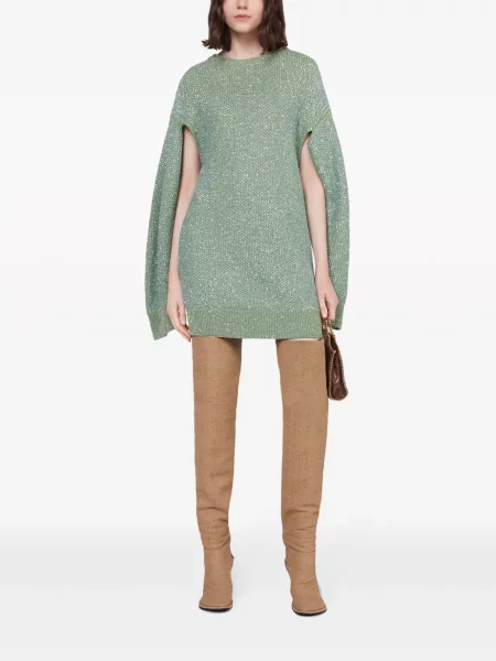 Striukė Stella Mccartney su blizgučiais žalia