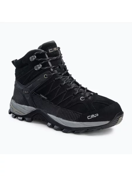 Trekové boty CMP Rigel Mid black bílé