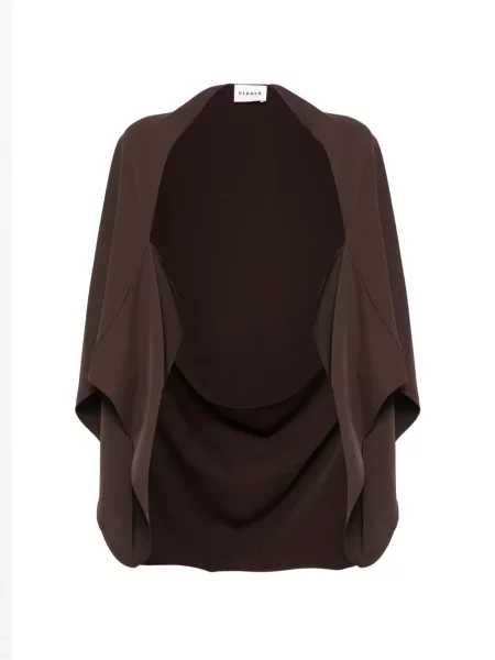 Kurtka Parosh drapowana brązowa