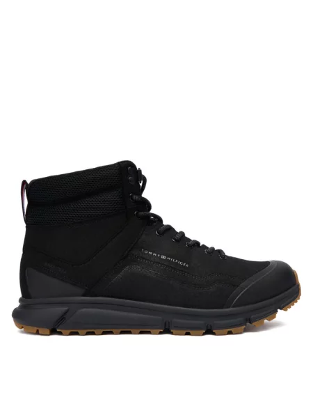 Trzewiki Tommy Hilfiger czarne