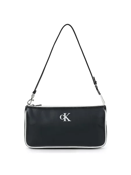 Calvin Klein Torba za čez ramo / bela črna