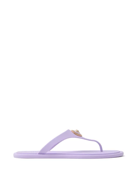 Sandale Versace fără toc violet
