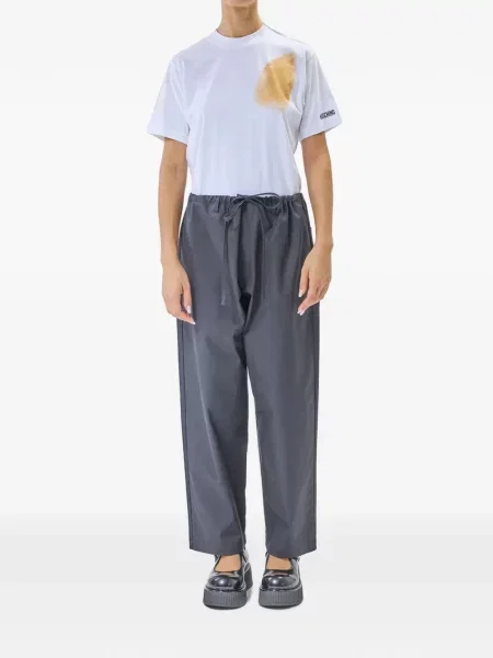 Pantaloni Moschino Jeans cu cordon gri