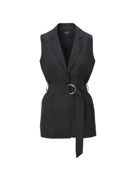 Cu centură vestă Rag & Bone negru