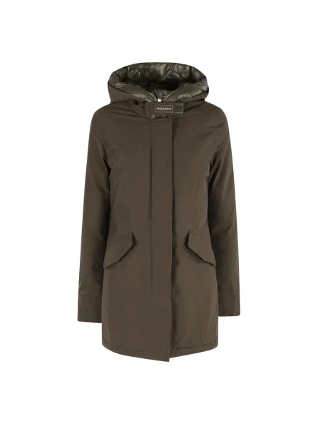 Parka Woolrich z kapturem czarna