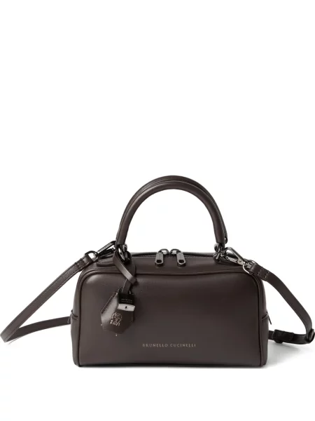 Geantă Brunello Cucinelli maro