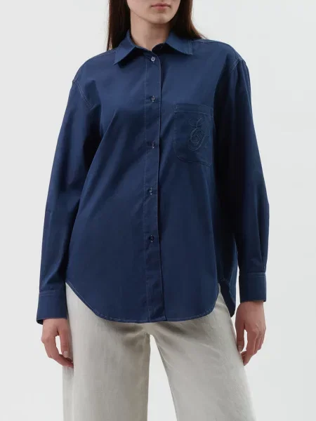 Рубашка Emporio Armani синяя