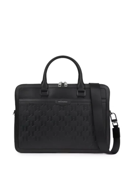 Servietă Karl Lagerfeld K/Monogram din piele negru