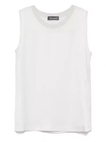 Satynowa podkoszulka Lorena Antoniazzi szara