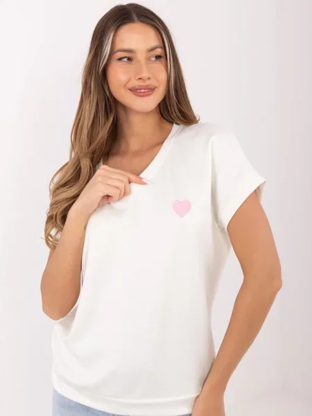 Bluză Relevance cu decolteu în V alb