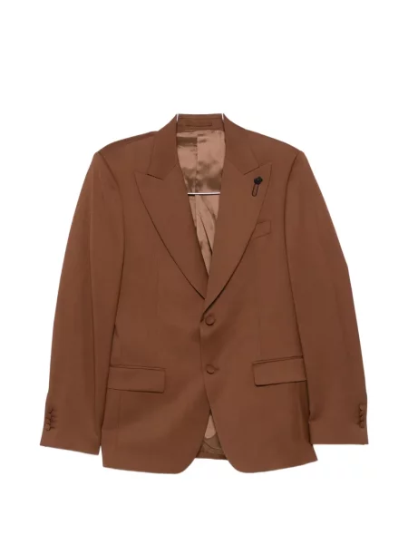 Blejzer Lardini s cvjetnim printom smeđa