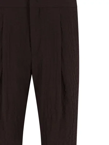 Pantaloni Giorgio Armani maro