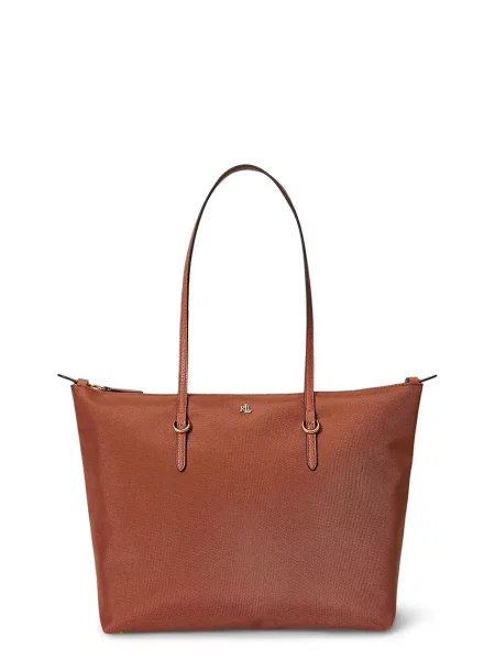 Geantă shopper Lauren Ralph Lauren maro