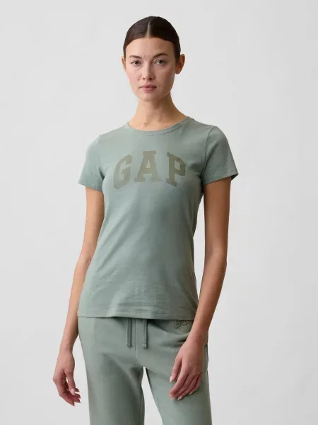 Tricou Gap cu autograf kaki