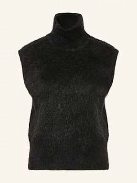 Top Remain z alpaki czarny