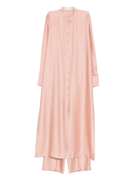 Cămașă Silkylicious lungă roz