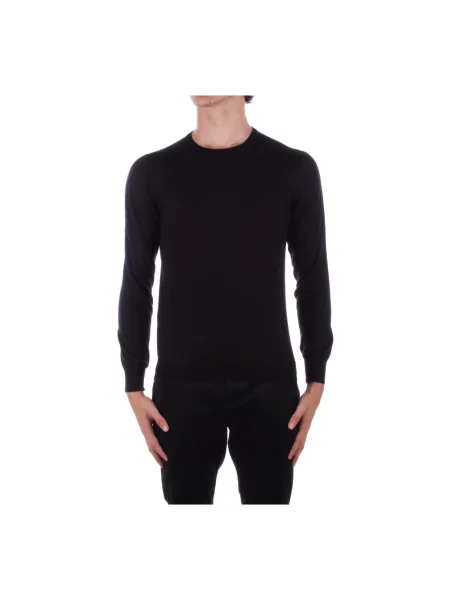 Sweter Tagliatore wełniany czarny