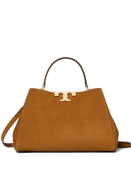 Geantă messenger Tory Burch maro