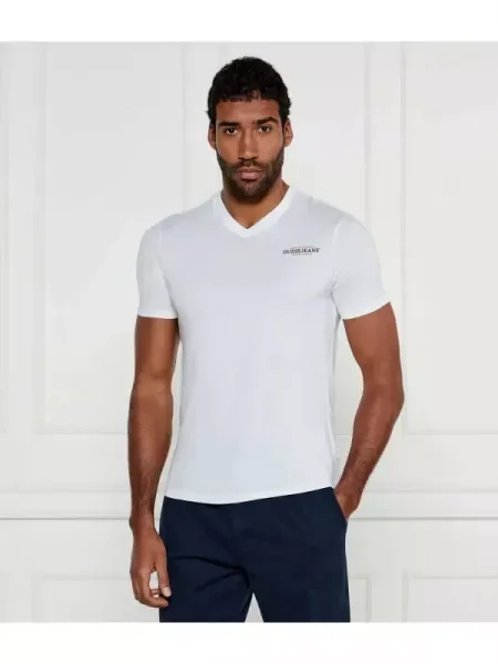 Guess Jeans Tricou alb