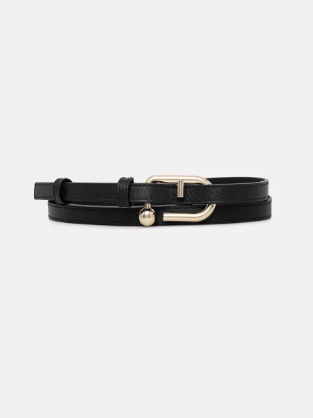 Furla curea pentru femei din piele negru