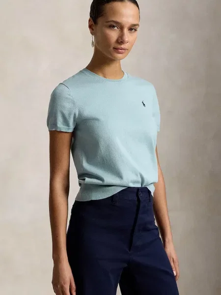 Polo Ralph Lauren Pulover verde mentă albastru