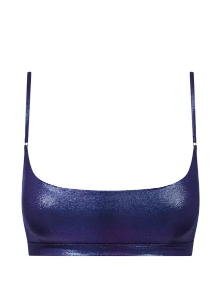 Top Maison Close cu bretele albastru
