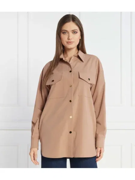 Pinko Cămașă | Oversize fit bej