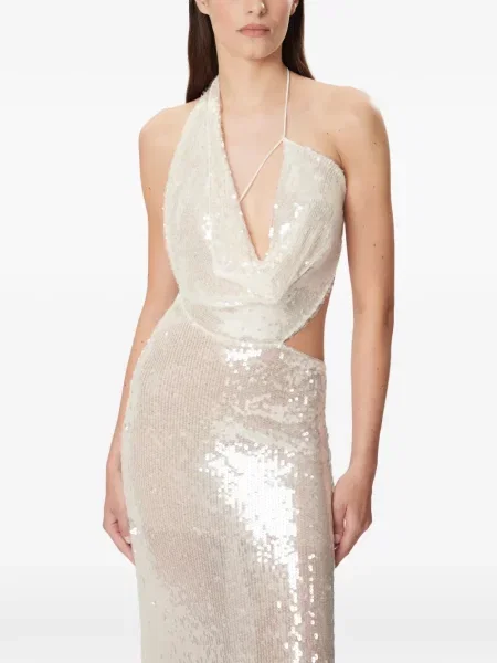 Rochie maxi Amazuìn asimetrică drapată