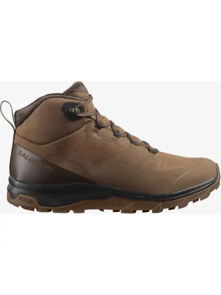 Buty trekkingowe Salomon OUTsnap Waterproof brązowy 40 niebieskie