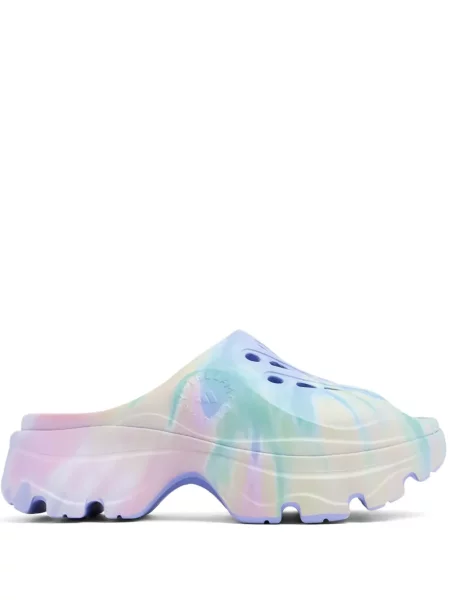 Saboți Adidas By Stella Mccartney cu imagine violet