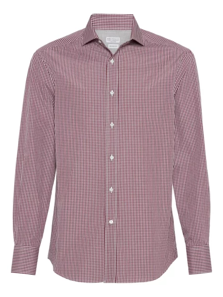 Košile Brunello Cucinelli červená