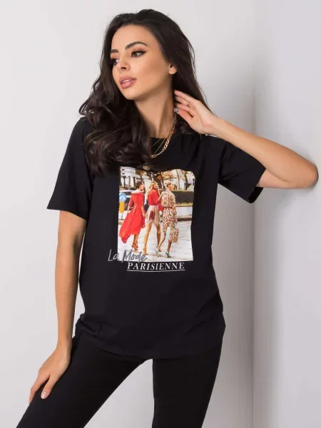 Majica Fashionhunters črna