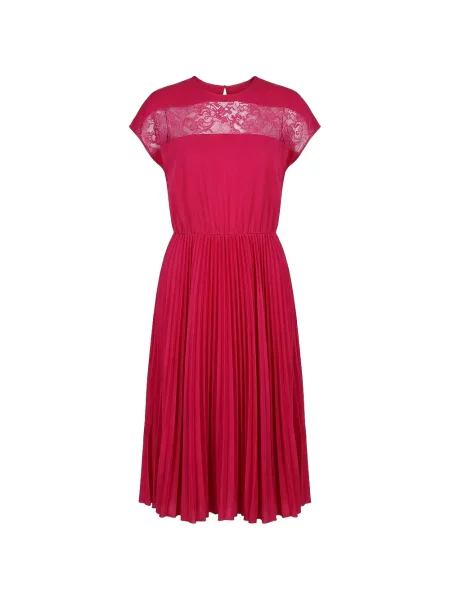 Rochie midi Valentino Garavani din dantelă roz