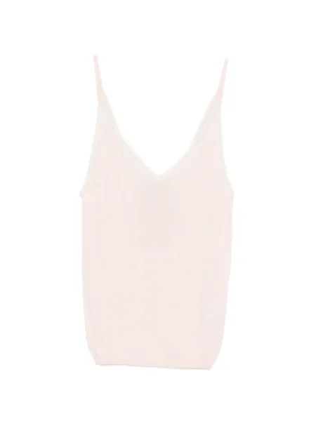 Top N°21 cu decolteu în V roz