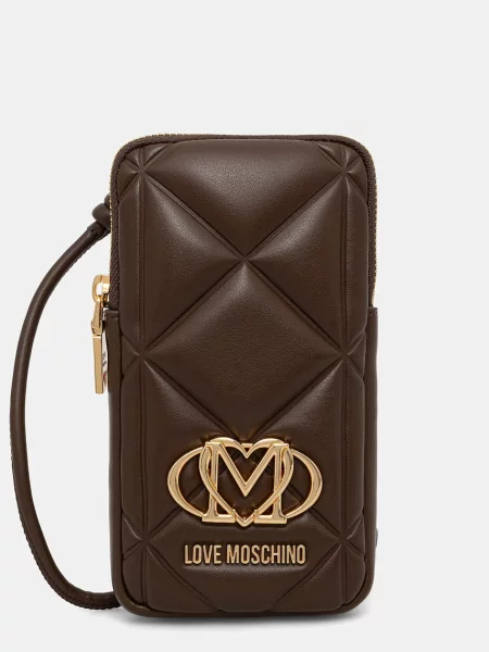 Torbica za telefon LOVE MOSCHINO rjava