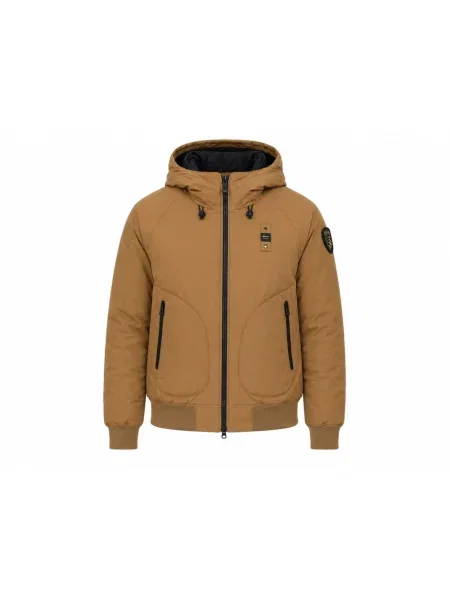 Kurtka bomber Blauer pikowany brązowy