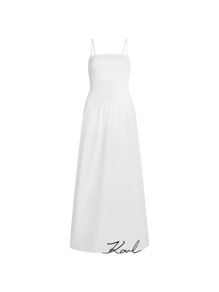 Karl Lagerfeld Rochie de plaja fildeş negru