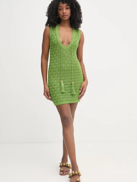 Elisabetta Franchi сукня зі светром лляна