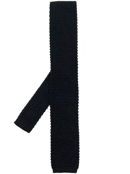 Cravată Brunello Cucinelli tricotate albastru