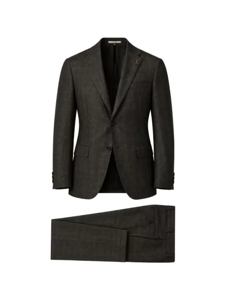 Costum Pal Zileri în carouri maro