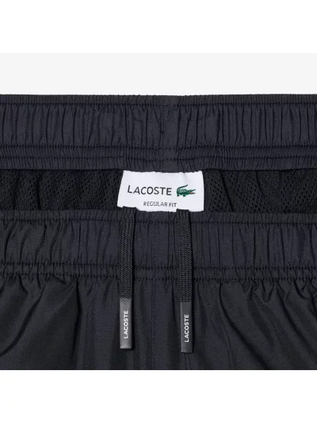 Lacoste Wodoodporne Spodnie Dresowe O Regularnym Kroju czarny