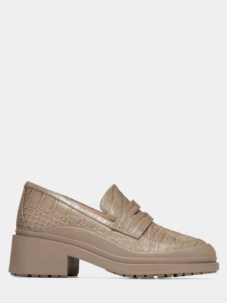 Шкіряні Лофери Cole Haan сірий