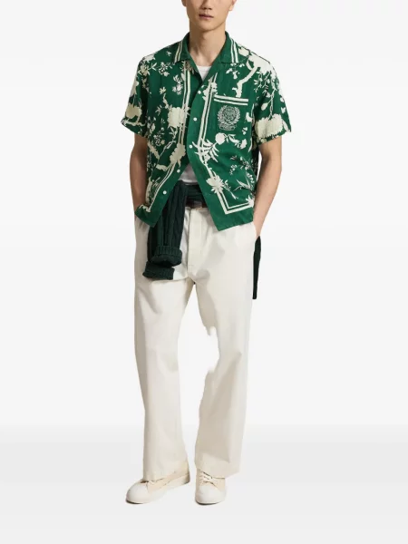 Șapcă Polo Ralph Lauren de mătase cu dungi cu cataramă albastru