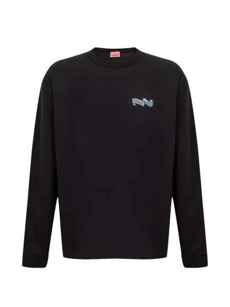 Hanorac Kenzo cu dungi de tigru negru