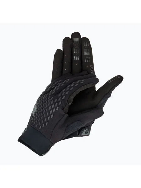 Cyklistické rukavice Fox Racing Defend black černé